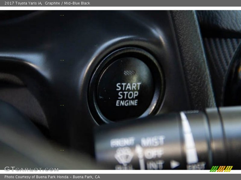 Graphite / Mid-Blue Black 2017 Toyota Yaris iA