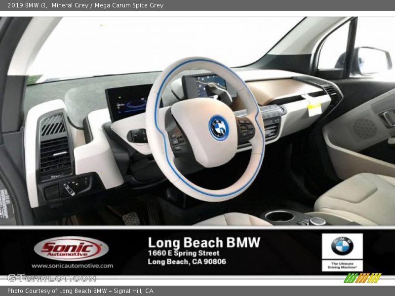 Mineral Grey / Mega Carum Spice Grey 2019 BMW i3