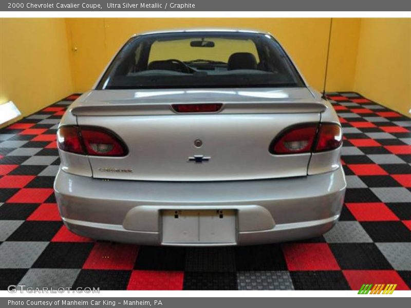 Ultra Silver Metallic / Graphite 2000 Chevrolet Cavalier Coupe