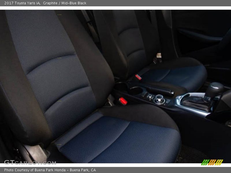 Graphite / Mid-Blue Black 2017 Toyota Yaris iA