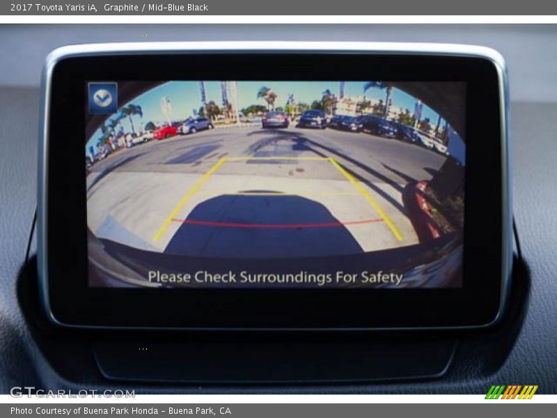 Graphite / Mid-Blue Black 2017 Toyota Yaris iA