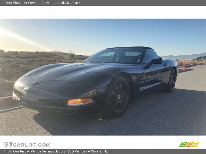 Black / Black 1999 Chevrolet Corvette Convertible