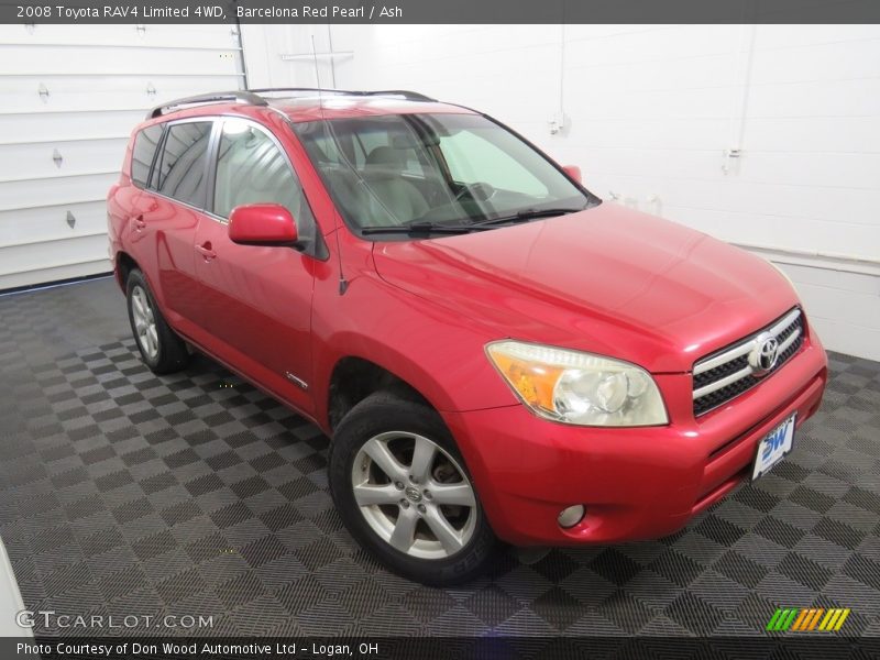 Barcelona Red Pearl / Ash 2008 Toyota RAV4 Limited 4WD
