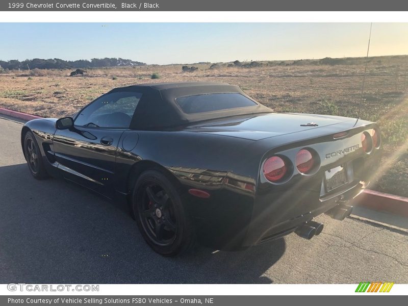 Black / Black 1999 Chevrolet Corvette Convertible