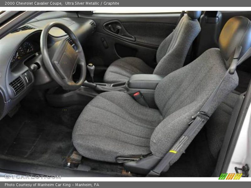 Ultra Silver Metallic / Graphite 2000 Chevrolet Cavalier Coupe