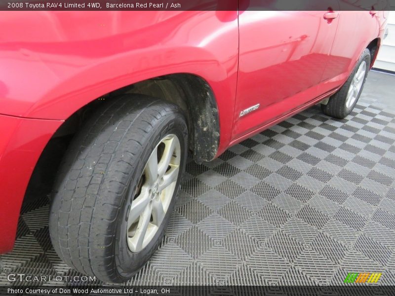 Barcelona Red Pearl / Ash 2008 Toyota RAV4 Limited 4WD