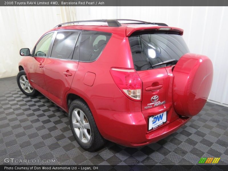 Barcelona Red Pearl / Ash 2008 Toyota RAV4 Limited 4WD