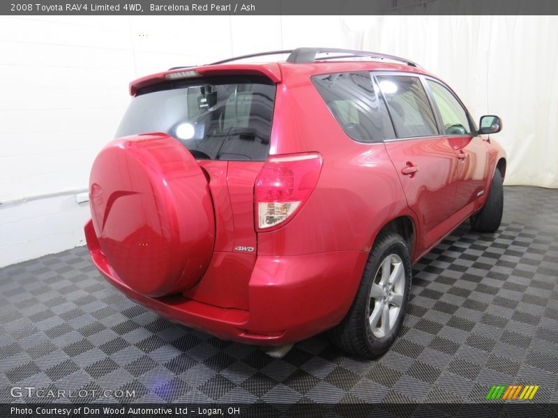 Barcelona Red Pearl / Ash 2008 Toyota RAV4 Limited 4WD