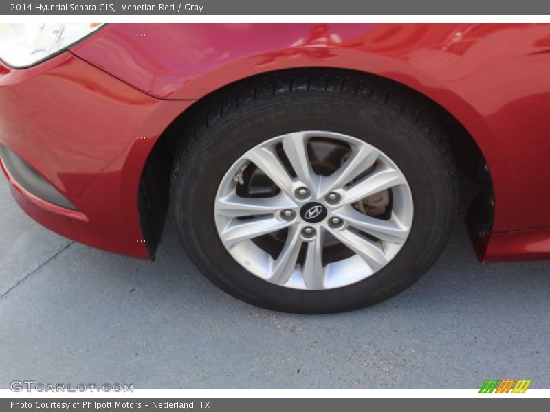 Venetian Red / Gray 2014 Hyundai Sonata GLS