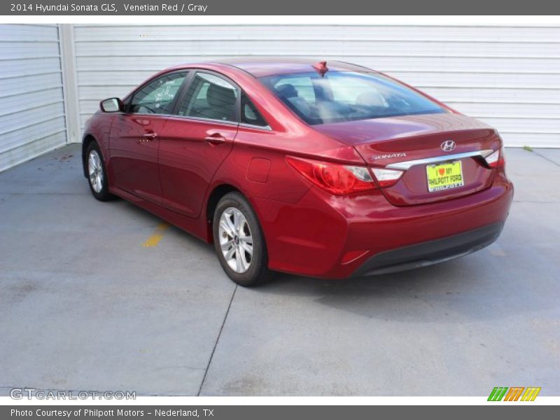 Venetian Red / Gray 2014 Hyundai Sonata GLS