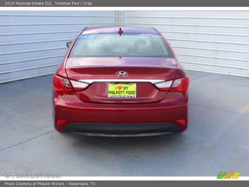 Venetian Red / Gray 2014 Hyundai Sonata GLS
