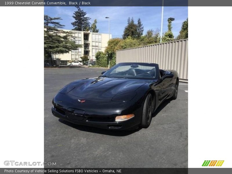 Black / Black 1999 Chevrolet Corvette Convertible