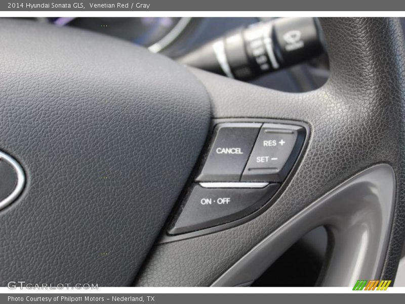 Venetian Red / Gray 2014 Hyundai Sonata GLS
