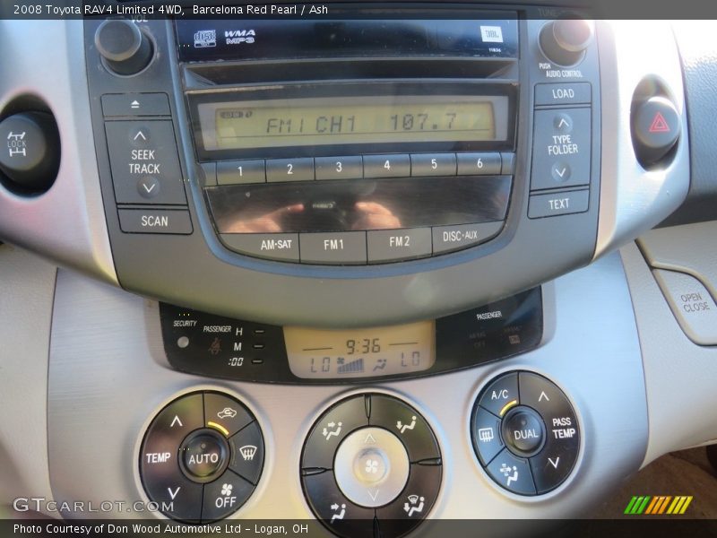 Barcelona Red Pearl / Ash 2008 Toyota RAV4 Limited 4WD