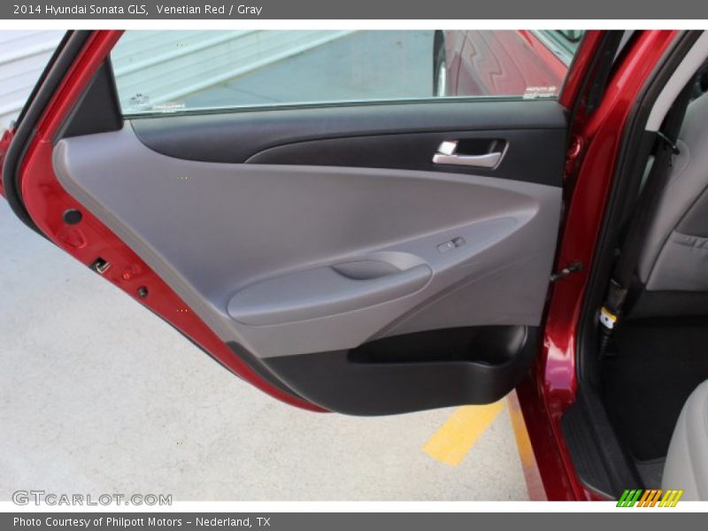 Venetian Red / Gray 2014 Hyundai Sonata GLS