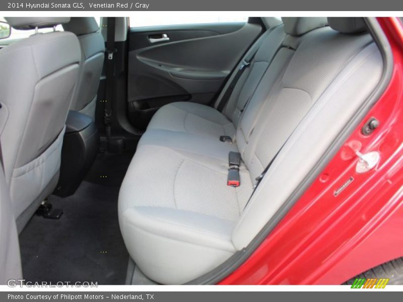 Venetian Red / Gray 2014 Hyundai Sonata GLS