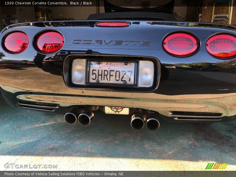 Black / Black 1999 Chevrolet Corvette Convertible