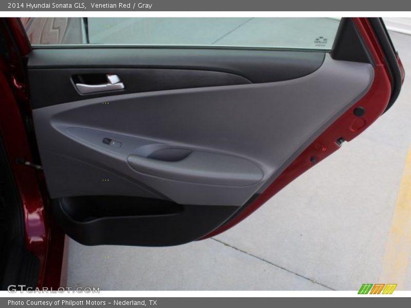 Venetian Red / Gray 2014 Hyundai Sonata GLS