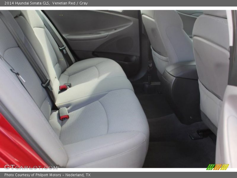 Venetian Red / Gray 2014 Hyundai Sonata GLS