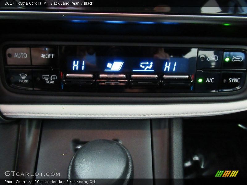 Black Sand Pearl / Black 2017 Toyota Corolla iM