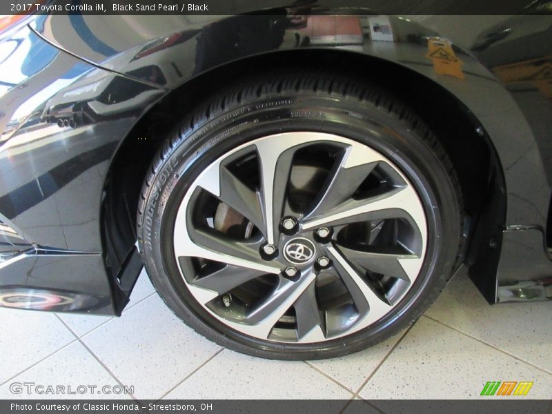 Black Sand Pearl / Black 2017 Toyota Corolla iM