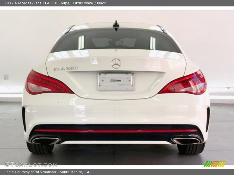 Cirrus White / Black 2017 Mercedes-Benz CLA 250 Coupe