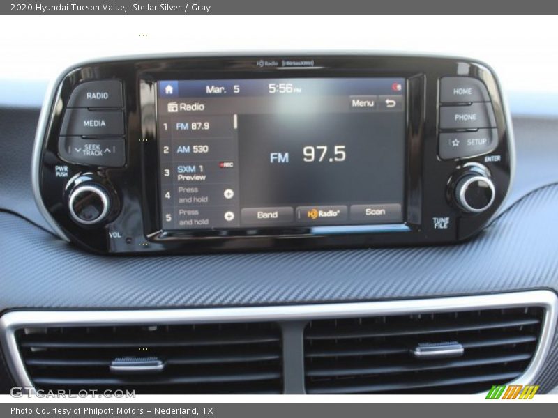 Stellar Silver / Gray 2020 Hyundai Tucson Value