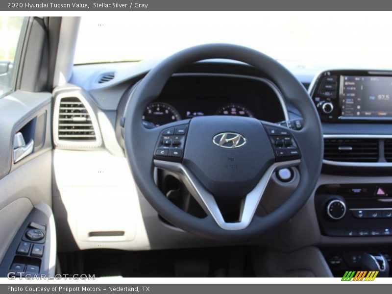 Stellar Silver / Gray 2020 Hyundai Tucson Value
