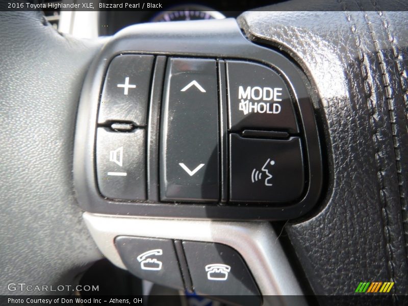 Blizzard Pearl / Black 2016 Toyota Highlander XLE