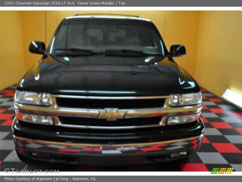 Forest Green Metallic / Tan 2001 Chevrolet Suburban 2500 LT 4x4