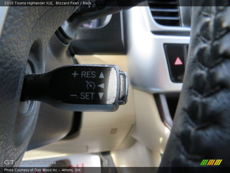 Blizzard Pearl / Black 2016 Toyota Highlander XLE