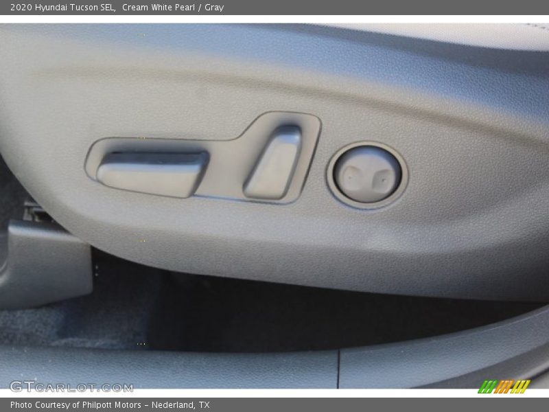 Cream White Pearl / Gray 2020 Hyundai Tucson SEL