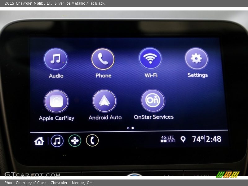 Silver Ice Metallic / Jet Black 2019 Chevrolet Malibu LT