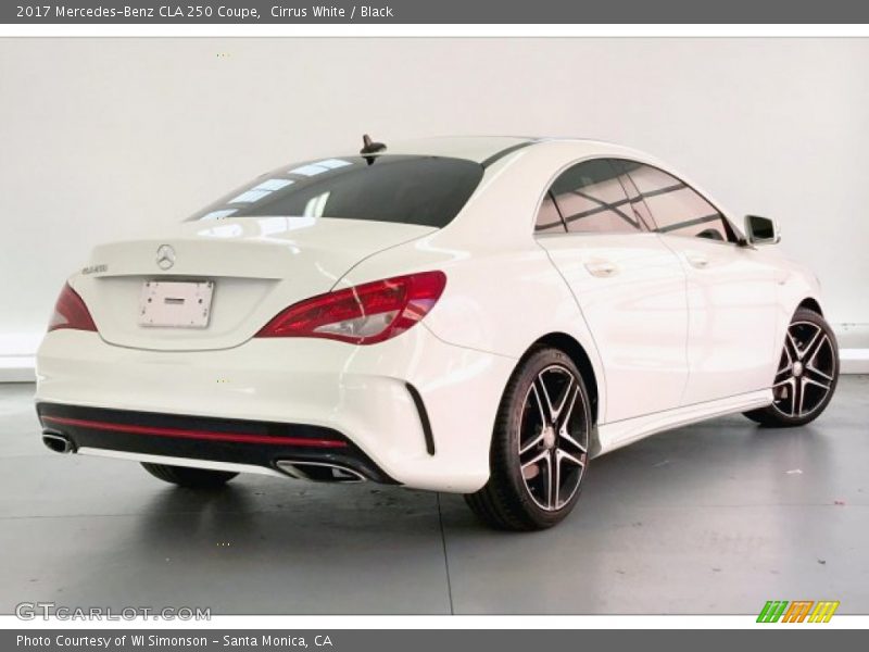 Cirrus White / Black 2017 Mercedes-Benz CLA 250 Coupe