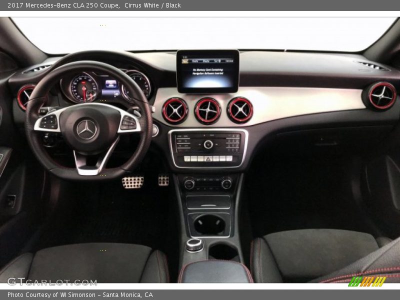 Cirrus White / Black 2017 Mercedes-Benz CLA 250 Coupe