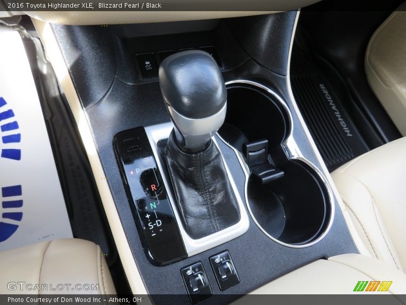 Blizzard Pearl / Black 2016 Toyota Highlander XLE