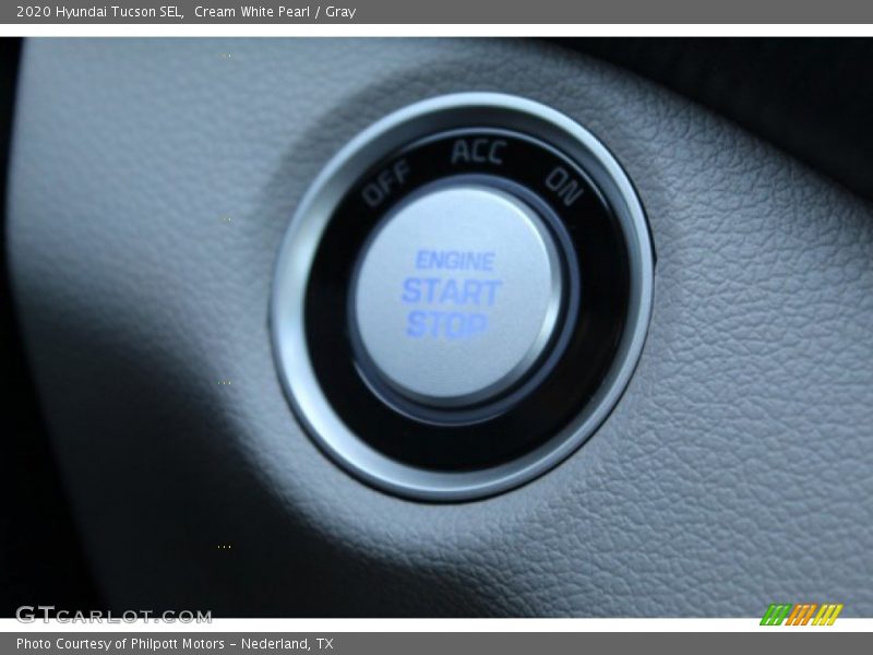 Cream White Pearl / Gray 2020 Hyundai Tucson SEL