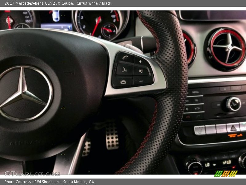 Cirrus White / Black 2017 Mercedes-Benz CLA 250 Coupe