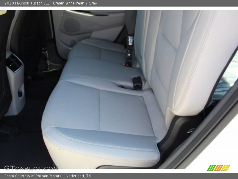 Cream White Pearl / Gray 2020 Hyundai Tucson SEL