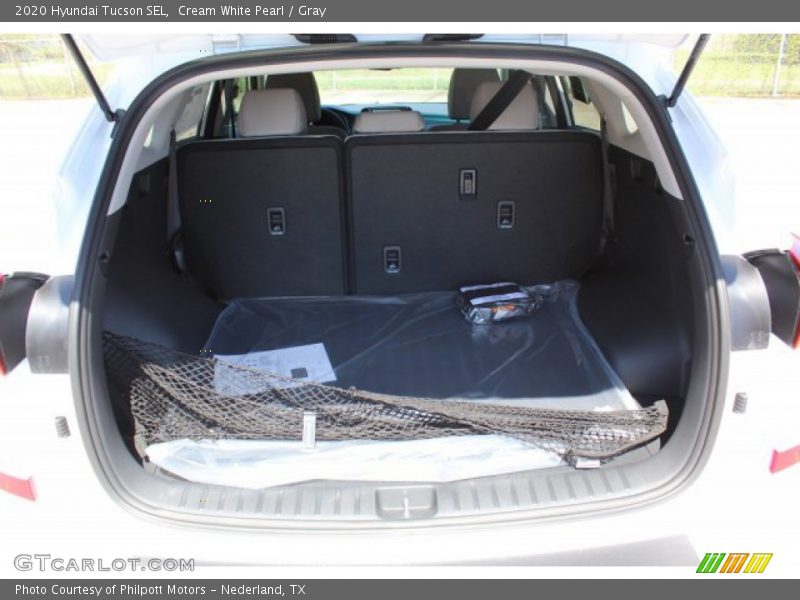 Cream White Pearl / Gray 2020 Hyundai Tucson SEL
