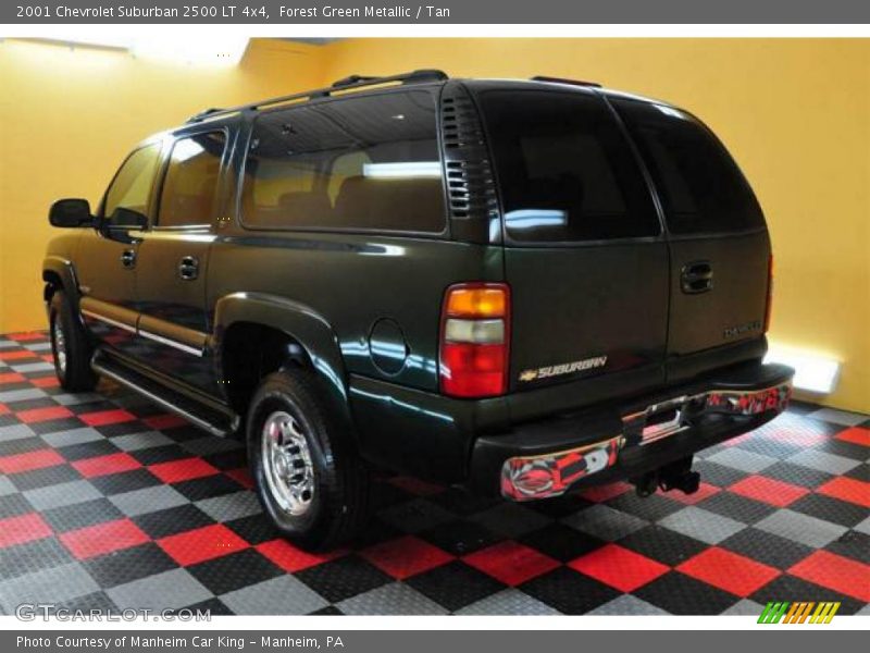 Forest Green Metallic / Tan 2001 Chevrolet Suburban 2500 LT 4x4