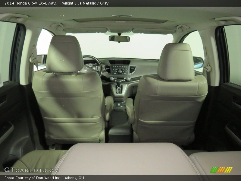Twilight Blue Metallic / Gray 2014 Honda CR-V EX-L AWD