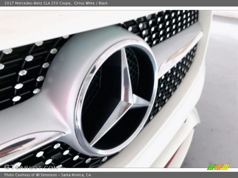 Cirrus White / Black 2017 Mercedes-Benz CLA 250 Coupe