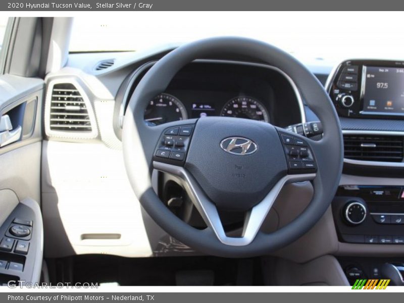 Stellar Silver / Gray 2020 Hyundai Tucson Value