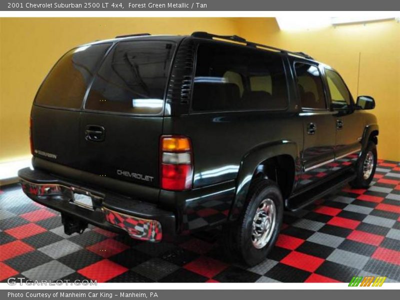 Forest Green Metallic / Tan 2001 Chevrolet Suburban 2500 LT 4x4