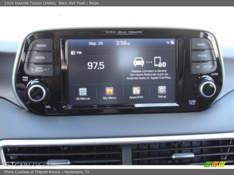 Black Noir Pearl / Beige 2020 Hyundai Tucson Limited