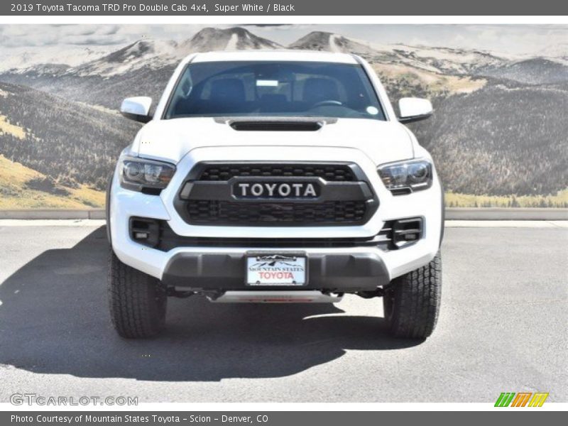 Super White / Black 2019 Toyota Tacoma TRD Pro Double Cab 4x4