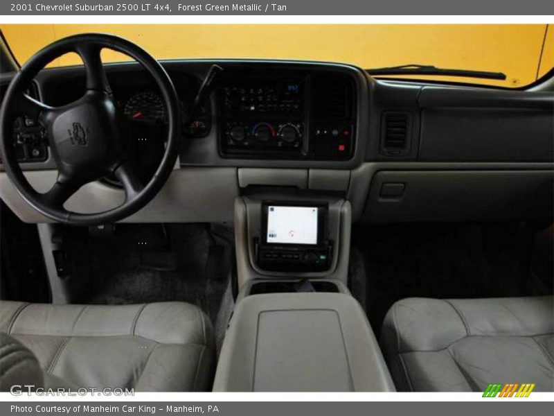 Forest Green Metallic / Tan 2001 Chevrolet Suburban 2500 LT 4x4