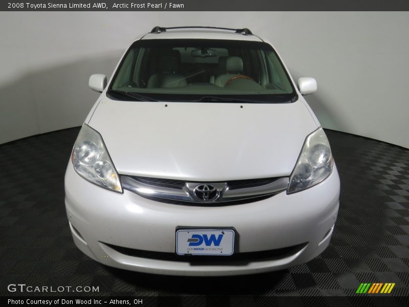 Arctic Frost Pearl / Fawn 2008 Toyota Sienna Limited AWD