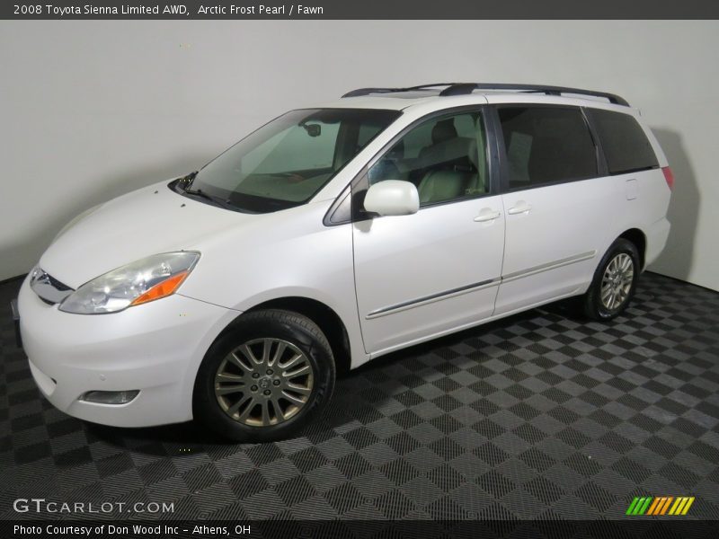 Arctic Frost Pearl / Fawn 2008 Toyota Sienna Limited AWD